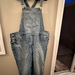 Denim overalls